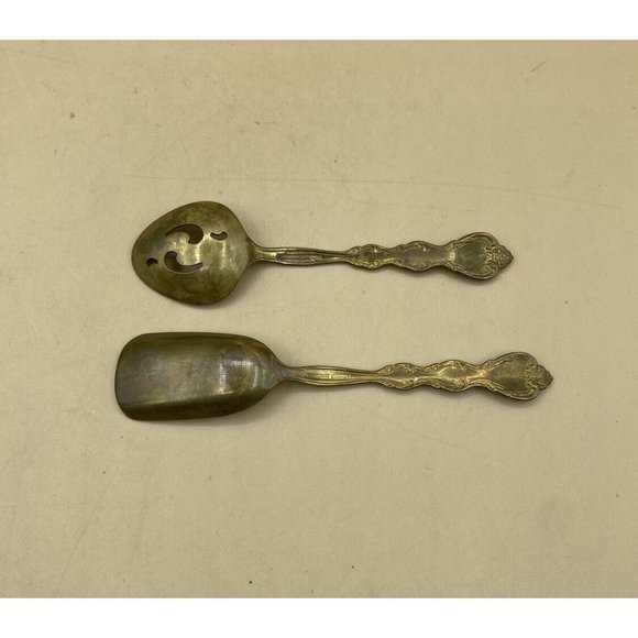 Golden Bon Bon & Relish Spoons Interlude by International Silverplate - Picture 7 of 9